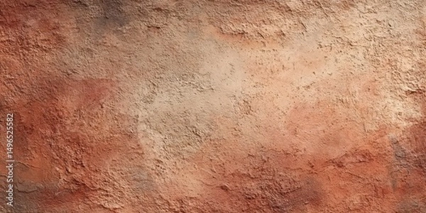 Fototapeta rustic textured wall with warm earthy tones background