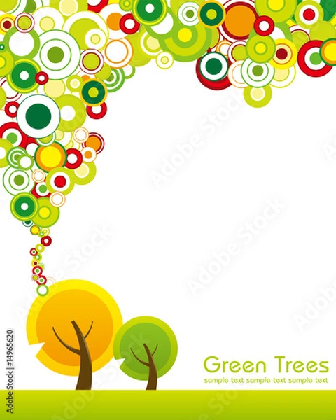 Obraz Green Trees Concept