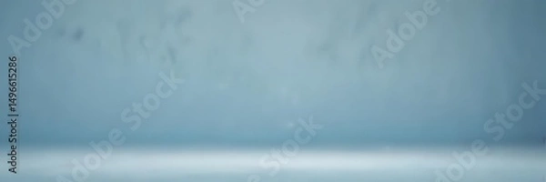 Obraz Blurred light blue textured backdrop with soft gradient shading, creating a calming atmosphere ,  clean,  dreamy