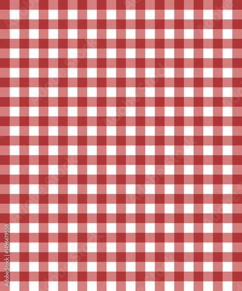 Fototapeta red check patterns