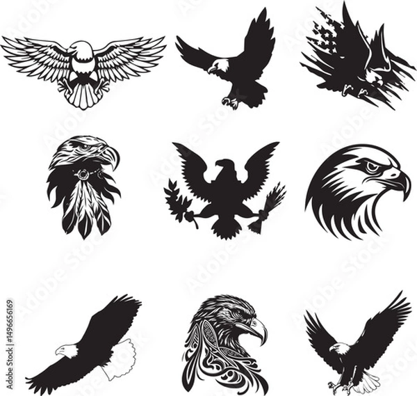 Obraz eagle vector