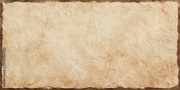 Fototapeta Old textured paper background with rough edges
