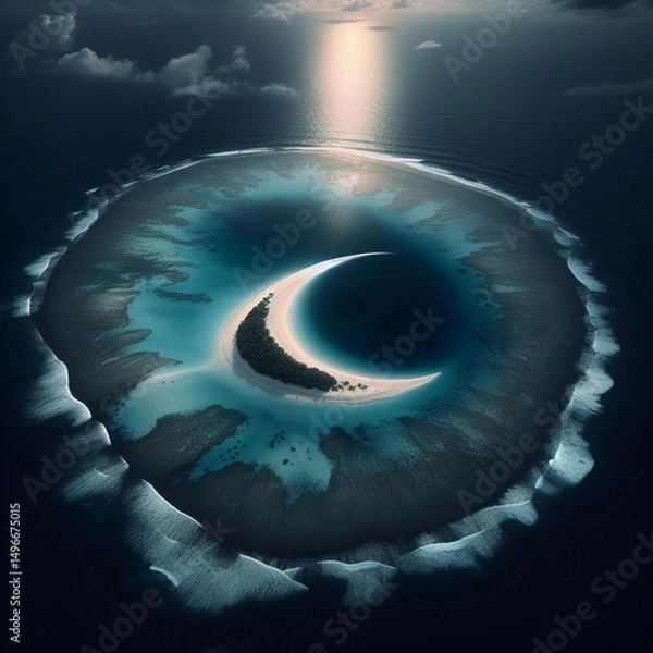 Obraz A crescent on the dista