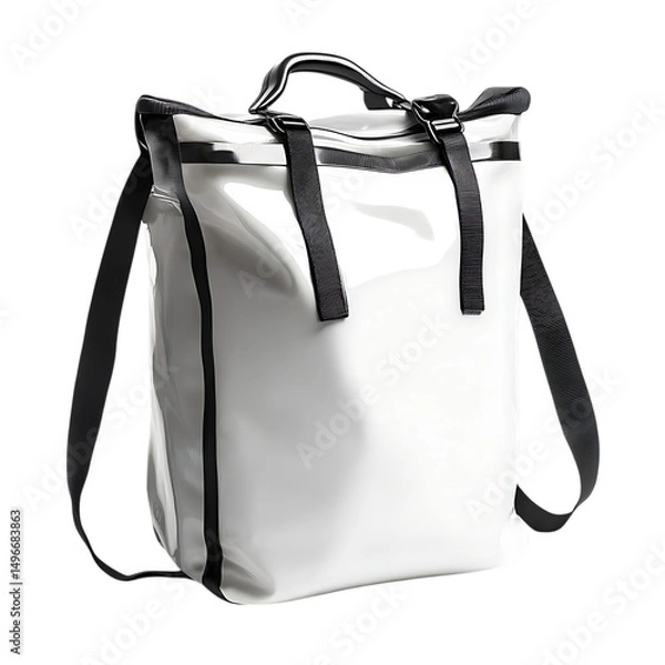 Fototapeta Modern Waterproof Dry Bag with a Sleek Minimal Profile Isolated on Transparent Background