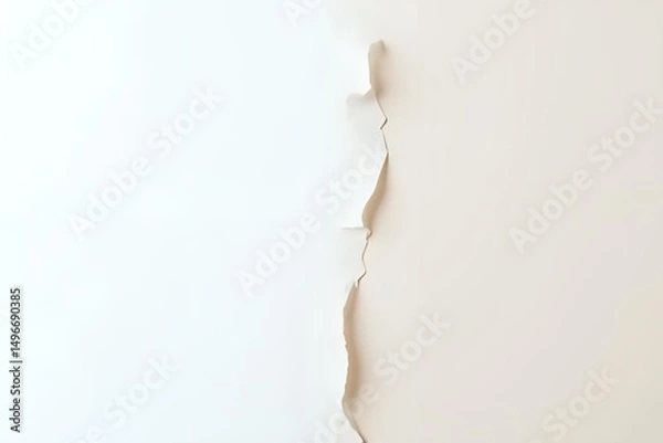 Fototapeta Torn Paper Textures with Left Space for Text – Vintage, Grunge & Minimalist Designs

