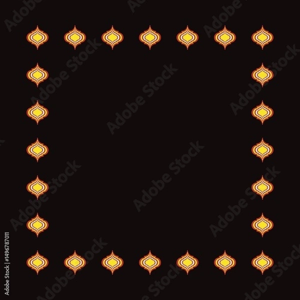 Fototapeta Abstract Ethnic Art, Geometric Design, Tribal Seamless Patterns, Fabric Patterns, Print Patterns, Art, Covers, Prints, Wallpaper, Carpet Design, Patterns on Products.