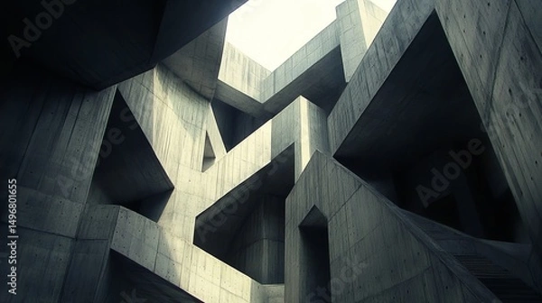 Fototapeta Intricate concrete architecture (1)