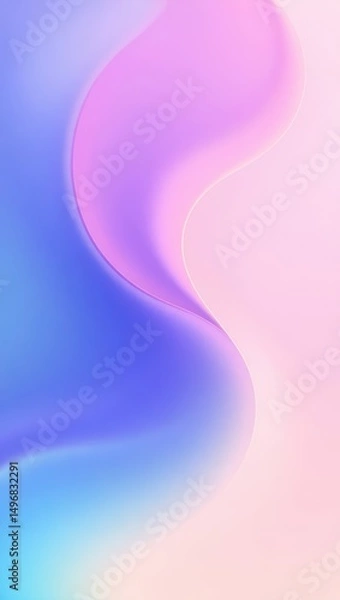 Obraz Mobile wallpaper,  abstract background with smooth transitions of blue purple and pink colors