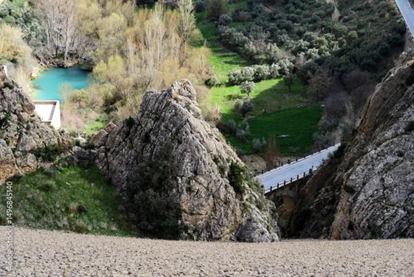 Obraz Route dans la montagne.