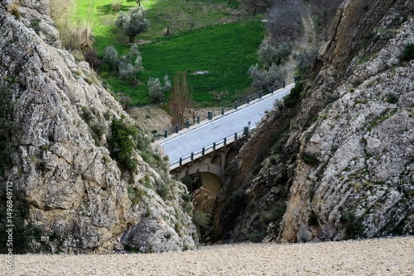 Obraz Route dans la montagne.