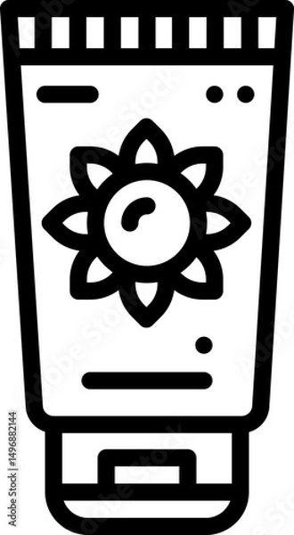 Obraz Sunblock Lotion