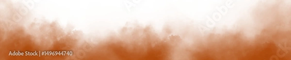 Obraz PNG fog texture isolated on transparent background, Beautiful swirling Orange color smoke, Special effect of steam, Vector isolated smoke