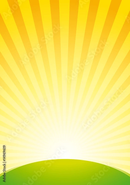 Obraz Sunrise vector background
