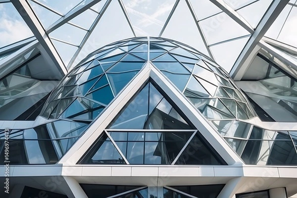 Obraz Artistic design of a modern building