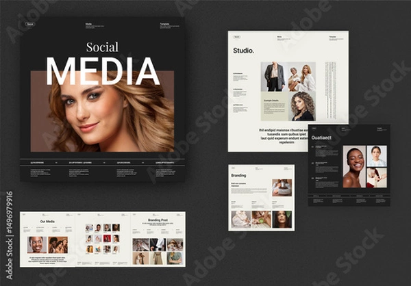 Obraz Social Media Template