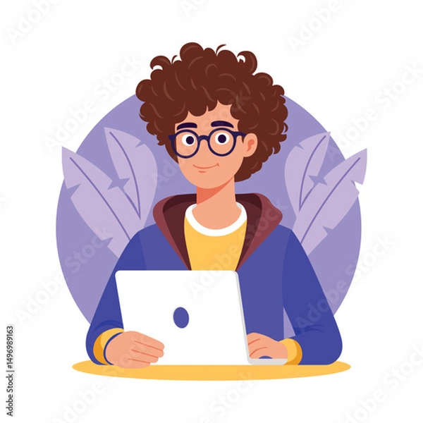 Fototapeta Web developer Vector Illustration. EPS 10 File
