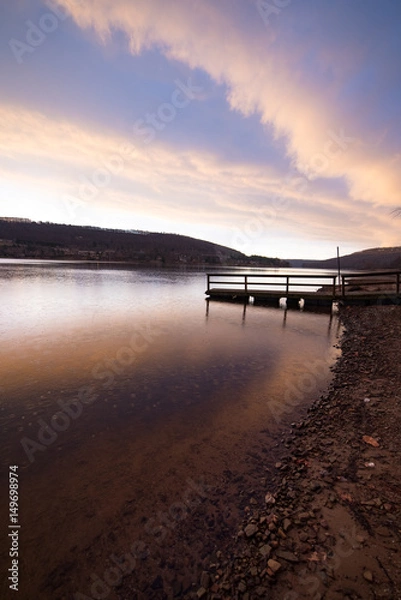 Obraz Dock at Sunrise