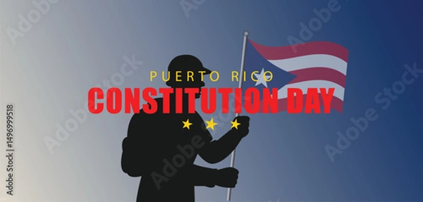 Obraz Puerto Rico Constitution Day Reflecting on July 25th and Its Significance