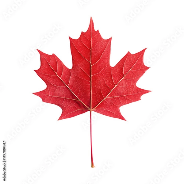 Fototapeta Maple Leaf – Red Maple Leaf Isolated PNG