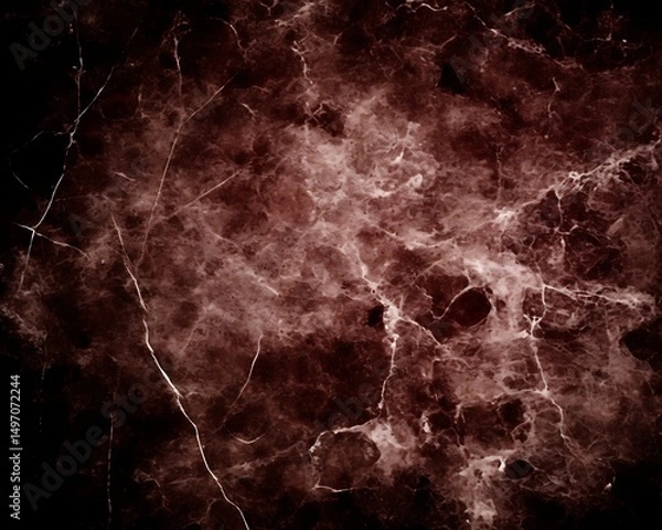 Fototapeta Dark red marble texture background.