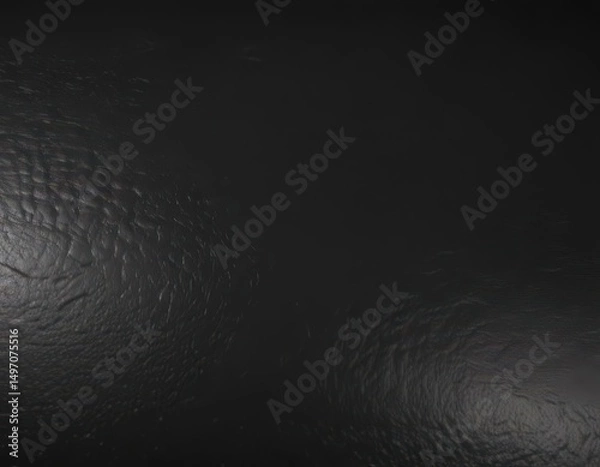 Obraz Luxurious black leather, subtle grain, glossy sheen ,  clothing,  smooth,  premium