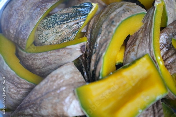 Obraz Steamed pumpkin simple, sweet, and naturally beautiful