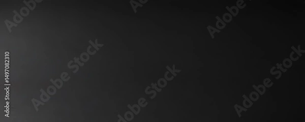 Obraz Luxurious black paper; polished, reflective sheen, minimal texture ,  elegant,  deep black background