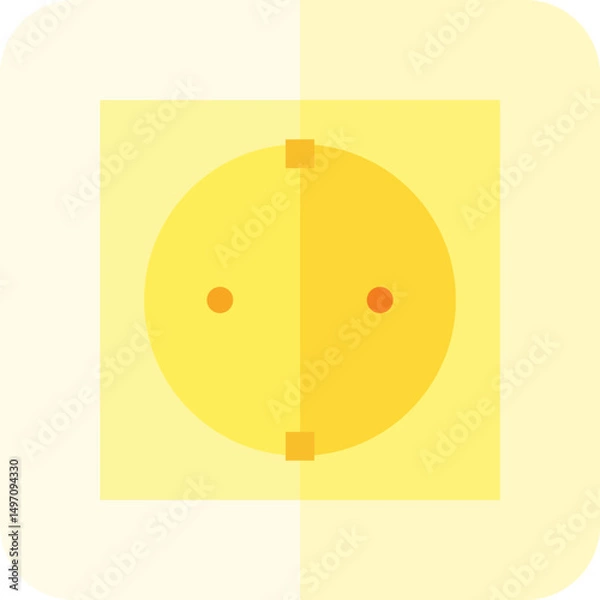 Obraz Electrical outlet vector illustration. Electrical outlet icon