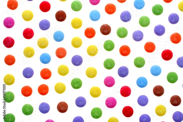 Obraz Kolorowe krople czekoladowe