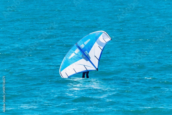 Obraz Windsurfer on the sea surface.