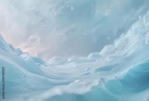 Obraz Dreamy pastel blue abstract, soft focus texture, gradient, soft