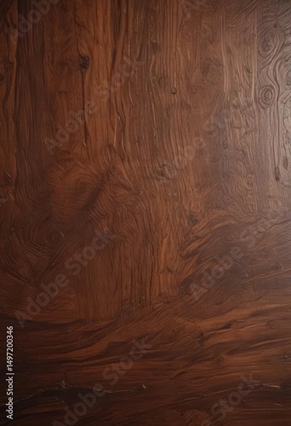 Obraz Deep brown wood, intricate grain patterns, rustic charm , deep brown, intricate