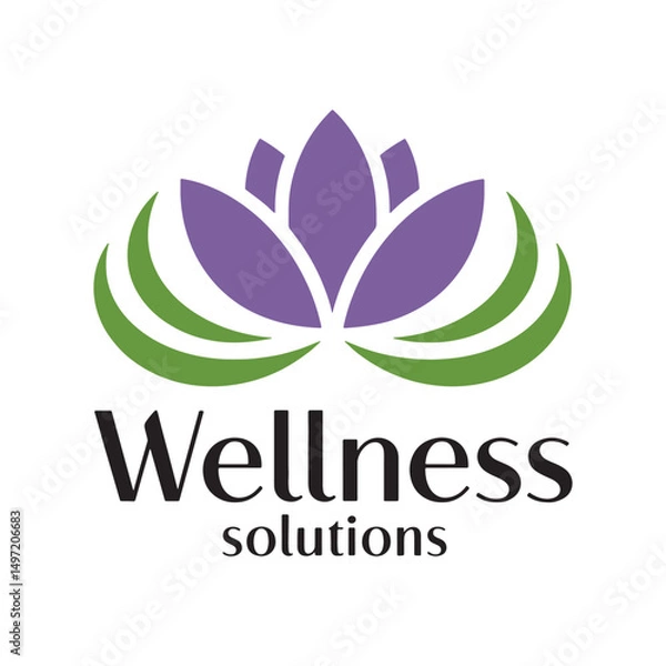 Fototapeta Wellness Logo Design Vector, 