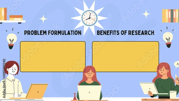 Obraz Illustrative Research: Problem Formulation & Research Benefits Presentation