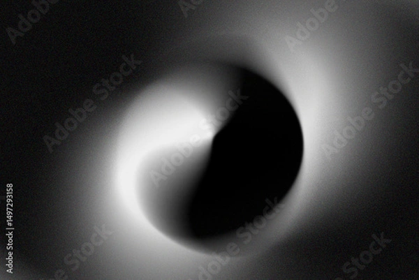 Fototapeta Black And White Circle background Design