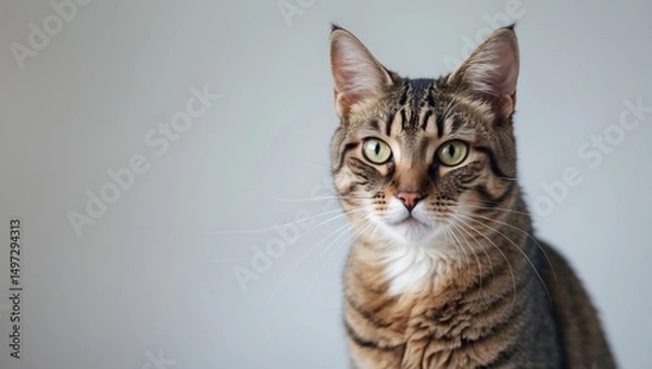 Obraz Rex cat. Photograph on a plain white backdrop.