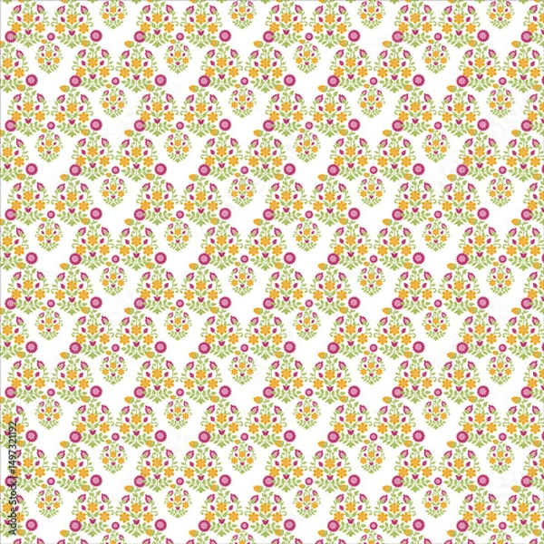 Fototapeta patten with flowers illustration, Set of abstract flower vector patterns, Design Patterns Art Vector Art, Icons, and Graphics
