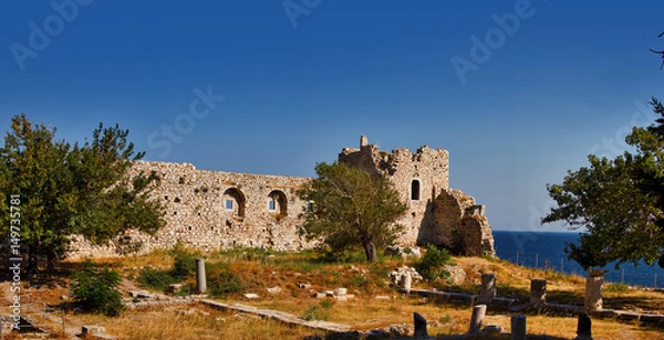 Fototapeta The Logothetis Castle in Samos