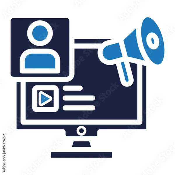 Obraz webinar promotion icon