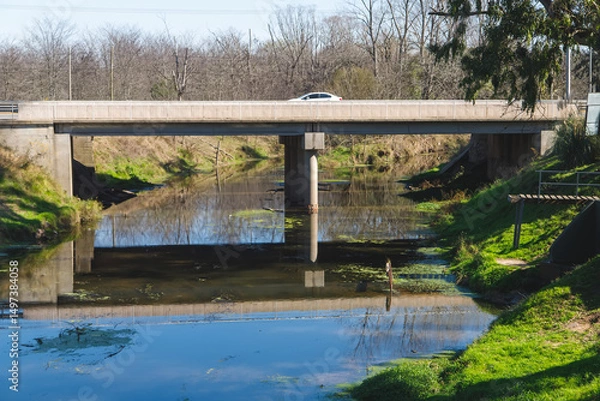 Obraz bridge over the river