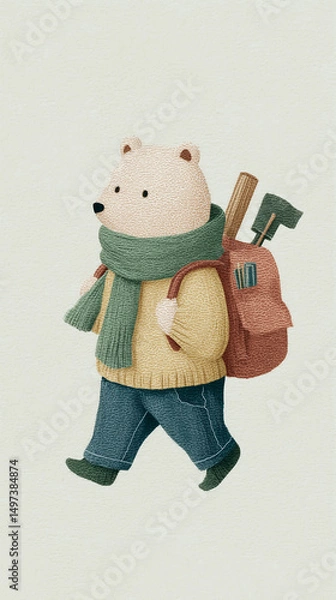 Obraz teddy craftsman