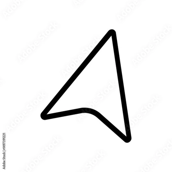 Fototapeta Sharp glide icon