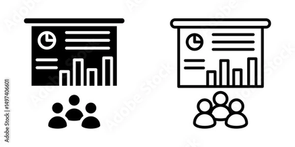 Fototapeta Training icon on white background