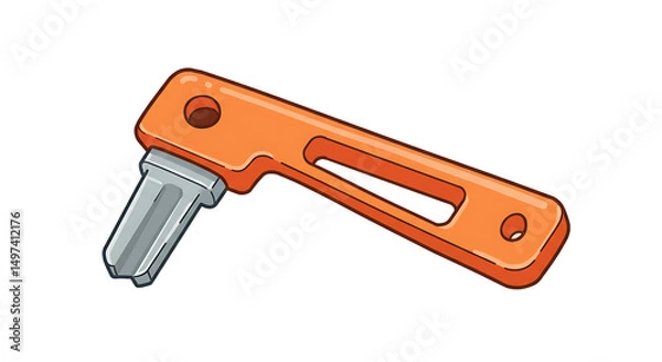 Fototapeta Window lock opening tool