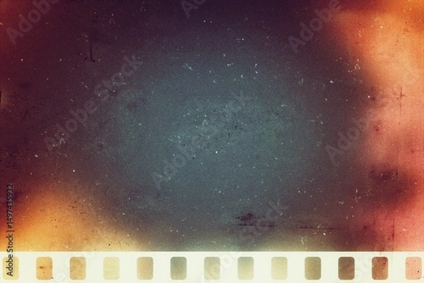 Fototapeta Grunge film grain texture overlay effect, light leaks effect filter with film grain texture, distressed scratches damaged noise film grain light leaks effect, distortion, glitch