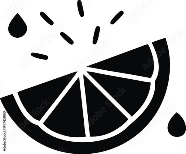 Fototapeta Sliced citrus bursts with flavor, shown as design, on transparent background