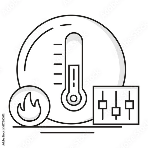 Obraz Cooling Effect in summer