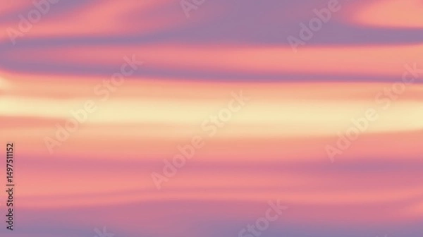 Obraz Abstract smooth sunset gradient background with natural, fluid organic pattern 