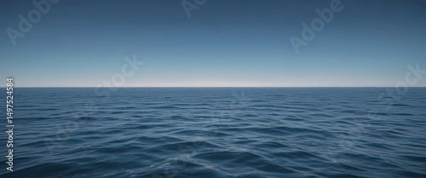 Fototapeta Subtle light blue to deeper blue gradient, evokes calm ocean depths  ,  design,  abstract