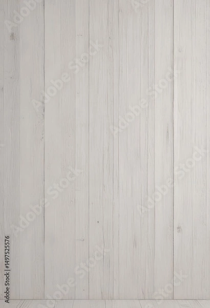 Fototapeta Whitewashed wood paneling, subtle texture, clean lines ,  simple,  minimalist,  clean